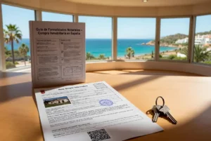 Documents juridiques pour l'achat immobilier en Espagne : Nota Simple, clés de propriété et guide des formalités notariales sur la Costa del Sol.