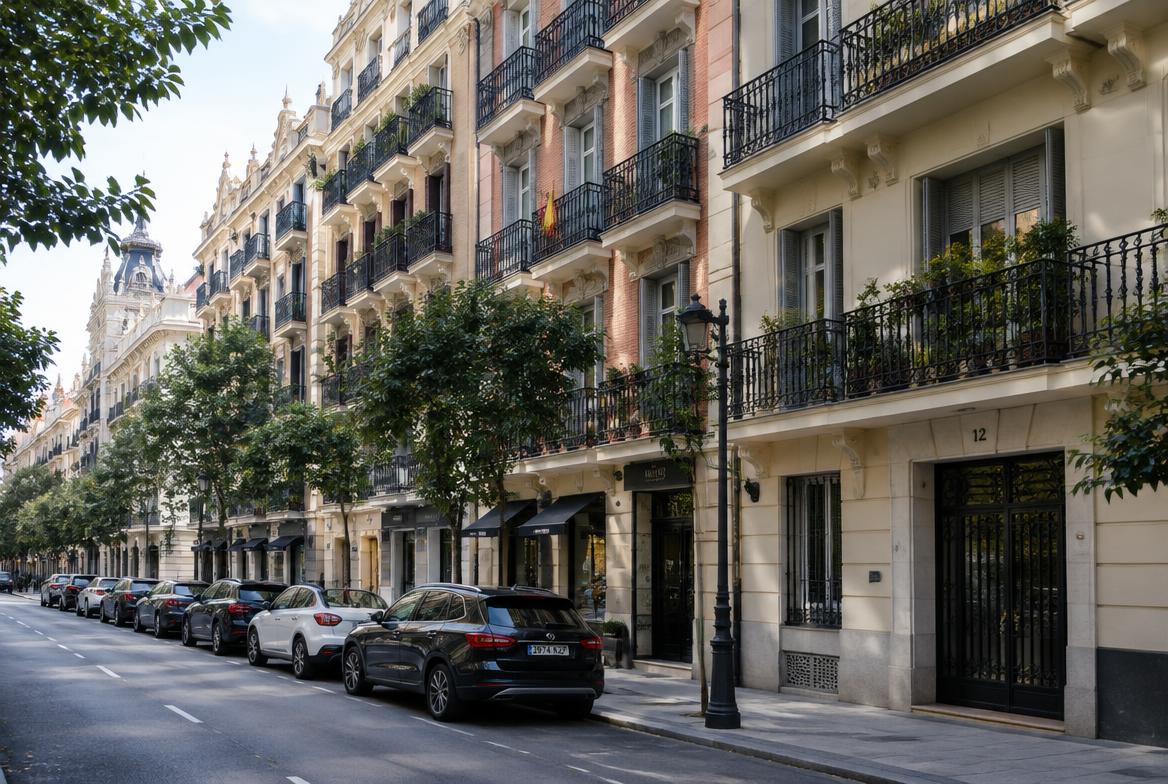 Quartier de Salamanca à Madrid — illustration du guide « Immobilier à Madrid : prix officiels au m², ITP à 6 % et points de vigilance avant d'acheter »